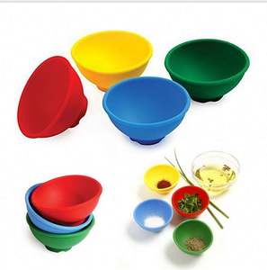 Multi-fuction Silicone <strong>Kitchen</strong> Daily Products <strong>Use</strong> Items Set of 4pcs Pinch Mini Bowl - Product Image 6