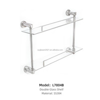 Set Aksesori Rak Kamar Mandi Modern Tanpa Pengeboran Rak Penyimpanan Dinding Terpasang Gantungan Handuk Tempat Sabun Cangkir Set Baja Tahan Karat 304