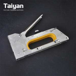 Pistola de grapas <span class=keywords><strong>manual</strong></span> de alta resistencia <span class=keywords><strong>para</strong></span> <span class=keywords><strong>tapicería</strong></span> y carpintería, compatible con grapas 1008F - Product Image 5
