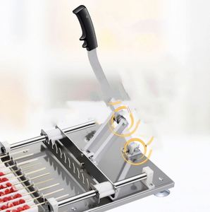 Máquina Manual Comercial para Hacer Brochetas de Carne Tipo Horizontal para Brochetas de Cordero, Res, Pollo, etc. - Product Image 2