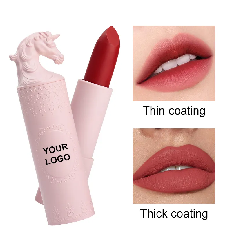 2023 Shaped Velvet Matte Lipstick Nude Mini Rouge Cosmetic Luxury Makeup Lipstick Private Label