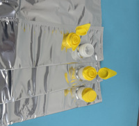 Sacs en plastique aseptiques 20L à valve, PE/VMPET/PE+2PE, impression en héliogravure, pour emballage de vin, eau, liquides, jus, 200um, directement de l'usine