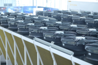 Refroidisseur d'air sec adiabatique avec tubes en cuivre et ailettes en aluminium, refroidissement par immersion, 400 kW, garantie 1 an