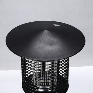 Lampe anti-moustiques d'extérieur 25x58cm, lampe LED noire pour jardin, villa, patio, non toxique, 220V - Product Image 2
