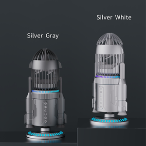 Mô hình tên lửa bán chạy nhất tiktok quạt máy tính để bàn mát mẻ điều khiển từ xa quạt bàn di động có thể điều chỉnh chức năng điện 5000mAh - Product Image 4