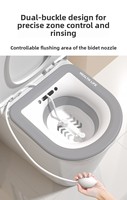 Chaise de bain vapeur Yoni pliable pour l'hygiène féminine, avec matériau PP de qualité médicale antibactérien pour les soins vaginaux des femmes