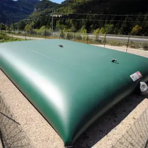 5000-80000 LITRE yeniden kullanılabilir katlanabilir yastık şekli PVC esnek yağ depolama mesane tankı