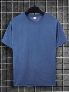 Nouveaux T-shirts d'été pour hommes de haute qualité, coupe classique, grandes tailles, décontractés, couleur unie, t-shirts oversize en maille pour hommes - Product Image 4