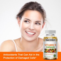 Capsules Molles d'Huile de Vitamine E à Marque Blanche OEM – Complément Éclaircissant pour la Peau – Bénéfices – Gélules Molles de Vitamine E 400 UI pour les Soins de la Peau