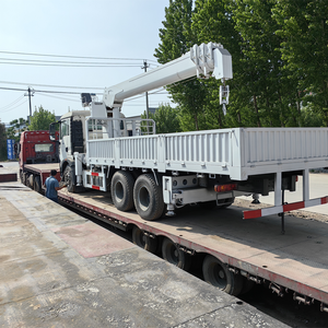 شاحنة سينوتراك هوو 6×4 مع رافعة 10 طن، رافعة هيدروليكية مثبتة على الشاحنة، رافعات شاحنات مستعملة للبيع - Product Image 4