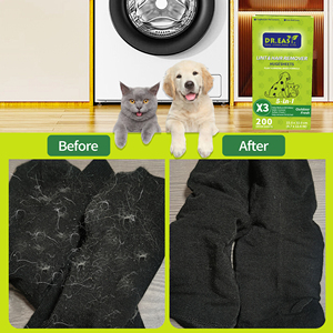 Feuilles adoucissantes pour sèche-<span class=keywords><strong>linge</strong></span> biodégradables et écologiques absorbant les poils d'animaux - Product Image 2