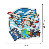 Patchs brodés thermocollants pour voyages d'aventure en plein air
