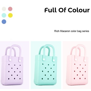 Estuche de EVA de gran capacidad con orificio de inyección Cesta de mano para mascotas Bolsa de almacenamiento de playa Bolsa de compras conveniente Propósito especial - Product Image 5