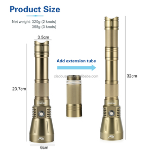 Torcia Subacquea Potente Asafee Nuovo Design XHP70 SST70 per Immersioni Lunghe, con Due o Tre Batterie, per Pesca Subacquea e Immersioni - Product Image 5