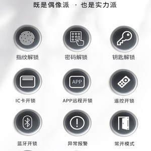 QLEUNG สมาร์ทล็อคประตู S819 สีดำ ปลดล็อคด้วยรหัสผ่านลายนิ้วมือ คีย์การ์ด พร้อมฟังก์ชั่น WiFi และระบบสัมผัสเดียว - Product Image 2