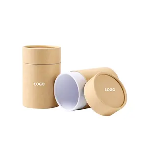 Nieuwe Custom Luxe Ronde Doos Verpakking Papier Cilinder Stijf Karton Met Hete Ronde Buis Cadeau Flower Food Parfums Box