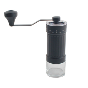 เครื่องบดกาแฟแบบปรับได้ด้วยมือ พกพาสะดวก ทำจากสแตนเลส พร้อมโถแก้ว - Product Image 3