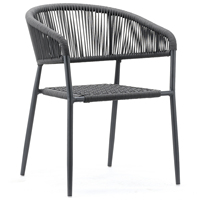 Chaises d'extérieur empilables Chine chaise de jardin en métal pour l'extérieur meubles salle à manger café patio osier fer ensemble canapé en rotin