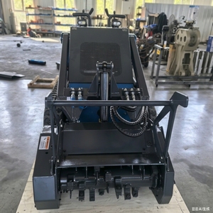 <span class=keywords><strong>Broyeur</strong></span> forestier LISEN Mini Skid Steer à montage <span class=keywords><strong>frontal</strong></span>, <span class=keywords><strong>broyeur</strong></span> de bois hydraulique à moteur à engrenages pour excavatrices de 1 à 10 tonnes, terrains forestiers - Product Image 1