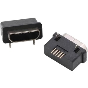 Conector Hembra Micro USB Tipo B de 5 Pines, Resistente al Agua, para Montaje en PCB - Product Image 2