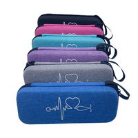 Étui pour stéthoscope portable à coque rigide et double accessoires de classe III personnalisable Sac de transport antichoc en EVA pour médecins et infirmières