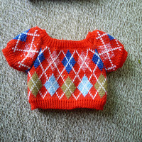 Pull en peluche pour ours, joli petit pull tricoté avec motif cœur, accessoires vestimentaires unisexes pour poupées