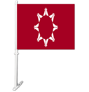 Banderas de Ventana de Coche Baratas al por Mayor de la Nación Mapuche, Bandera de Coche de Poliéster, Bandera Nacional - Product Image 3