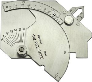 Uweld cầu cam Gage kiểm tra Hàn kiểm tra đo kiểm tra độ sâu của Undercut và rỗ fillet hàn của chuẩn bị sai lệch - Product Image 1