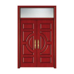 Porte intérieure moderne en bois massif à double battant, personnalisable en usine, étanche et insonorisée, pour appartement et <span class=keywords><strong>salle</strong></span> <span class=keywords><strong>de</strong></span> conférence - Product Image 1