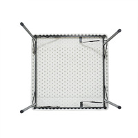 Mobilier de jardin extérieur portable mesa plegable table pliable carrée table pliante de camping en plastique