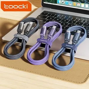 Toocki Customize Oem Usb C To Usb C Cables Fast Charging Type C Braided Wire Pd Cable For Iphone15