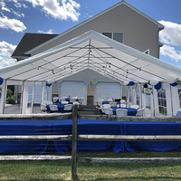 Tente de fête en plein air sur mesure pour mariage, aire de jeux, chapiteau événementiel, tente de réception, tente de réception robuste pour événements
