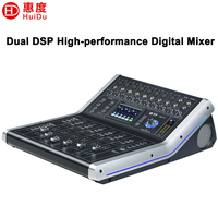 Console de mixage audio numérique 22 canaux avec double DSP, mixage automatique, gain partagé et enregistrement USB pour conférences et sonorisation