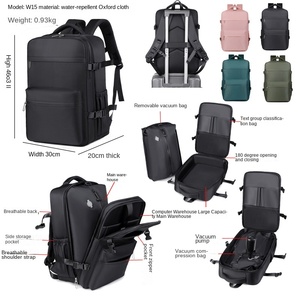 Mochila <span class=keywords><strong>de</strong></span> <span class=keywords><strong>Viaje</strong></span> Ligera con Sellado al Vacío y Compresión <span class=keywords><strong>de</strong></span> Aire, Ideal para Ropa <span class=keywords><strong>de</strong></span> Trabajo, con Compartimento para Portátil y Bomba - Product Image 1