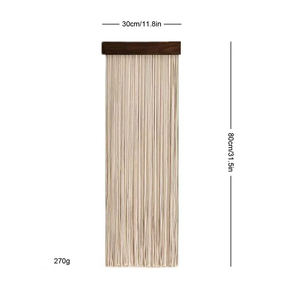 Corda <span class=keywords><strong>Chic</strong></span> fatto a mano <span class=keywords><strong>Boho</strong></span> arazzo macramè decorazione murale arazzi moderni arte della parete per la scuola materna camera da letto soggiorno decorazione - Product Image 4