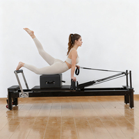 Newme Reformer de Pilates portable et réglable en alliage d'aluminium, équipement de fitness pour la maison et le renforcement du tronc
