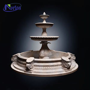 All'ingrosso professionale intagliato a mano stile europeo fontana di acqua di marmo tutti i tipi per uso esterno interno per ville alberghi parchi - Product Image 5