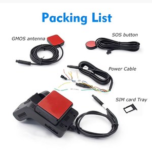 고급 4G GPS 대시 캠 1080P 고해상도 듀얼 카메라 실시간 추적 와이파이 양방향 음성 및 ACC 감지 - Product Image 6