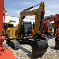 Mükemmel Caterpillar Cat308E2 Ekskavatör 7 Tonluk Kazıcı Hidrolik Başparmaklı İkinci El Ekskavatör Kullanılmış Japon Mini Ekskavatör Cat308