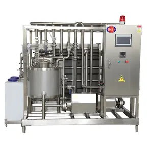 Fully Automatic Plc Control Uht Plate Pasteurizer For Milk Yogurt