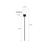 Lámparas de Pared Modernas con Bolas de Cristal, Decoración para el Hogar, Dormitorio, Lámparas de Noche, Escaleras, Iluminación LED Artística de Pared
