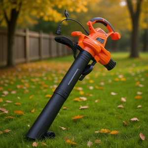 Souffleur de feuilles électrique D0100X3BQZ2, 250 mph, 400 Cfm, 3 en 1, aspirateur portatif, broyeur léger, outil d'entretien de la pelouse - Product Image 2