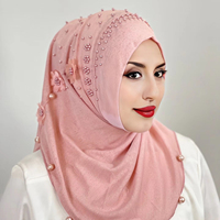 Dernier modèle de Jilbab Khimar en Chiffon Polyester de haute qualité, confortable, respirant, uni, châle hijab pour femmes musulmanes, usage quotidien