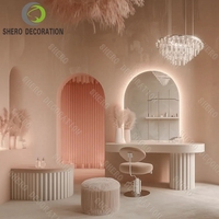 Mobilier d'intérieur de salon de beauté personnalisé comptoir de réception salon de luxe réception de congrès comptoir de réception de salon de beauté
