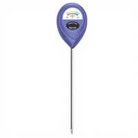 Alat Uji Kelembapan Tanah Analog 1 in 1, Higrometer Tanah Jarum Tunggal, Alat Tes Air Tanaman untuk Tanaman Pot dan Kebun