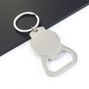 Porte-clés décapsuleur personnalisé en alliage de zinc vierge, pendentif, cadeau promotionnel pour brasserie, magasin de bière et bar - Product Image 2