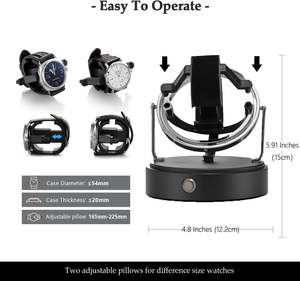 Estuche para <span class=keywords><strong>Reloj</strong></span> Automático Oval Orbit con Motor Silencioso, Caja de Aleación y Correa para Mujer y Hombre - Product Image 3