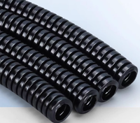 Tuyau ondulé flexible pour la gestion des câbles des bras robotiques - Conduites de câbles flexibles en nylon anti-fissuration