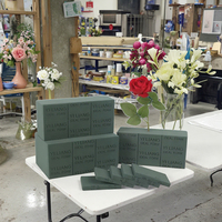 Blocs de mousse plastique humide pour arrangements floraux de la Saint-Valentin, mousse de fixation pour fleurs fraîches préservées vertes Yiliang