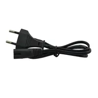Câble d'alimentation CA à 2 broches pour PS2, PS3 Slim (prise UE) et console Sony Playstation 4, alimentation pour Xbox (UE)